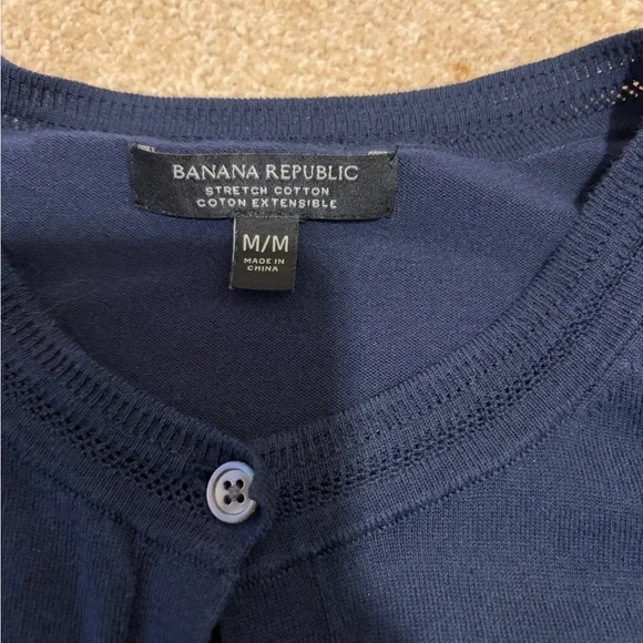 Banana Republic Navy Cardigan - Picture 3 of 3